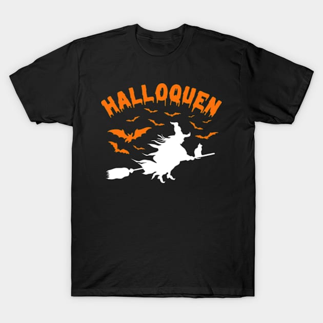 Halloqueen Funny Halloween T-Shirt by Chiko&Molly